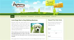 Desktop Screenshot of dogwalkingbusiness.com.au